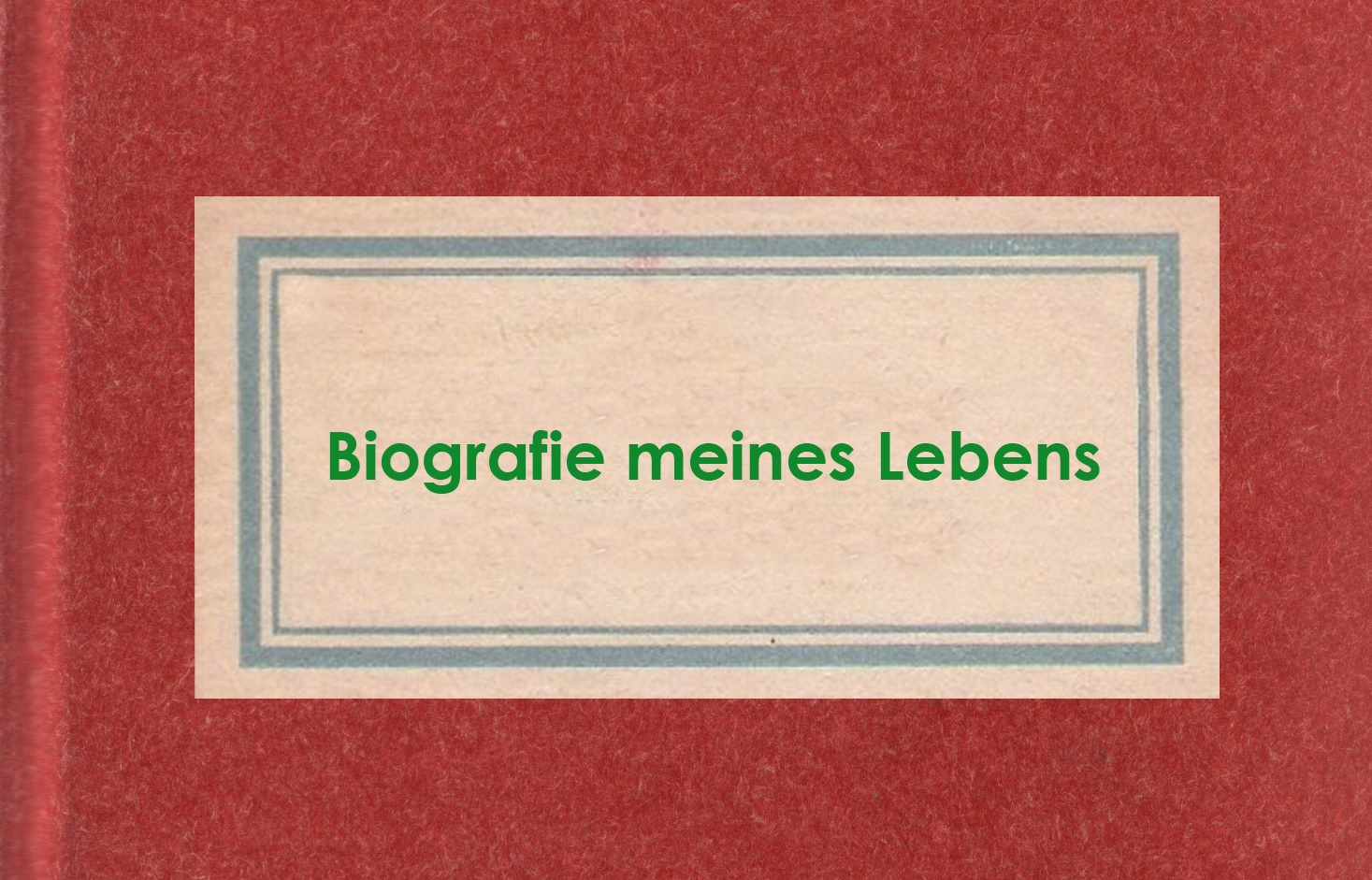 Meine Biografie Schreiben Lassen